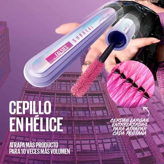 Mascara Efecto Extensiones de Pestañas