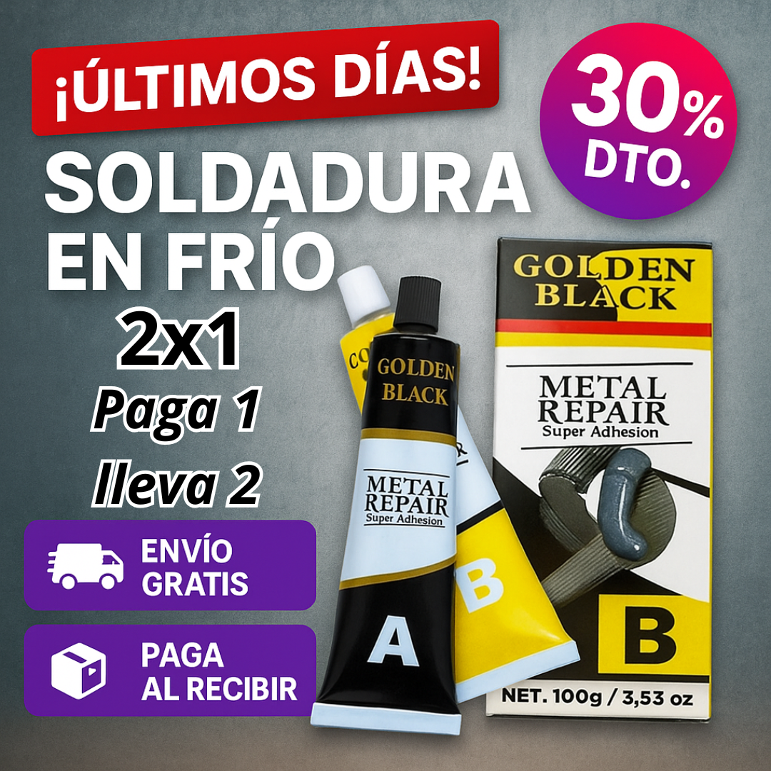 SellaTodo PEGAMENTO PROFESIONAL A/B. (Compra hoy y recibe gratis Pintura especial para óxido)