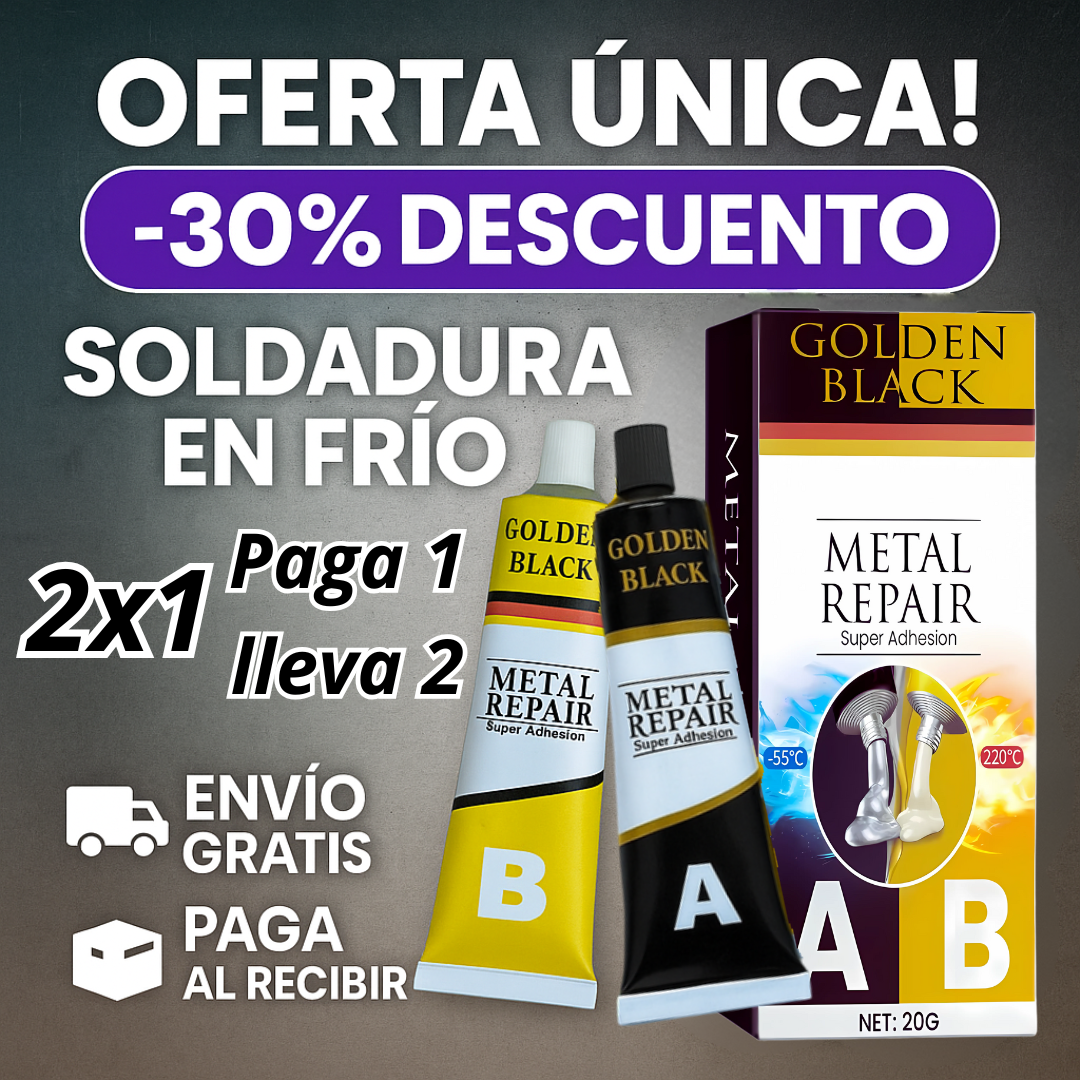 SellaTodo PEGAMENTO PROFESIONAL A/B. (Compra hoy y recibe gratis Pintura especial para óxido)