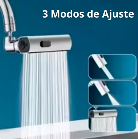 GRIFO UNIVERSAL MULTIFUNCIONAL - AHORRADOR DE AGUA