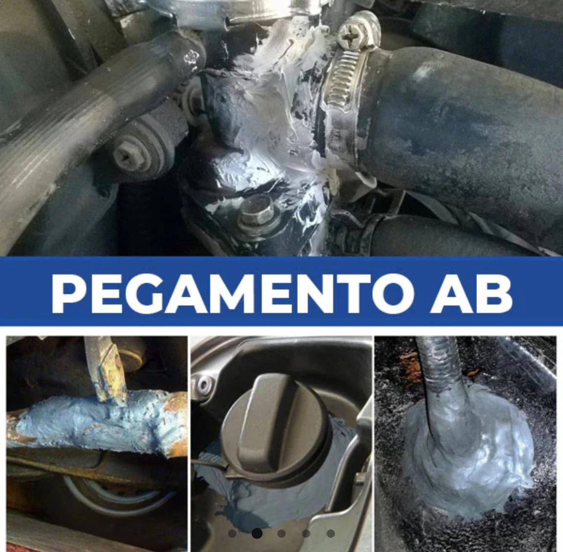 SellaTodo PEGAMENTO PROFESIONAL A/B. (Compra hoy y recibe gratis Pintura especial para óxido)