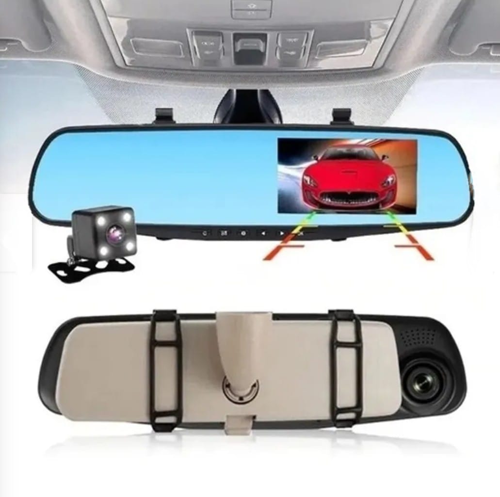 Espejo Retrovisor Doble Cámara