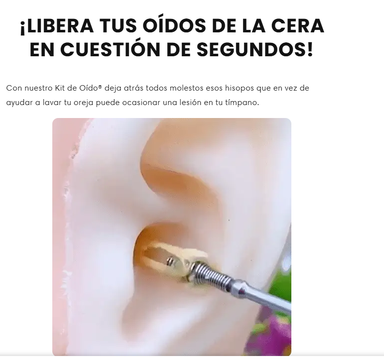Kit Limpiador de Oídos OFERTA 2x1 HOY⭐
