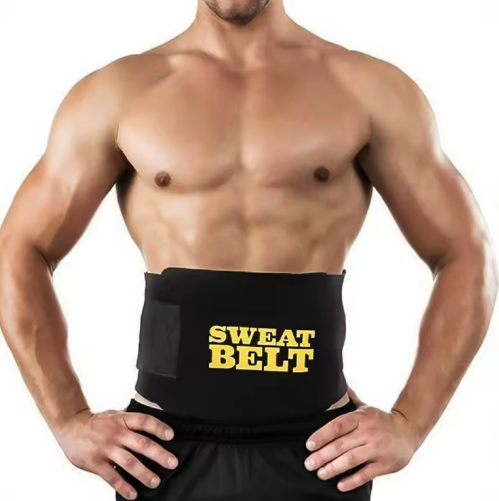 Faja Térmica Quemadora de Grasa (Unisex) "Negra con letras Amarilla"