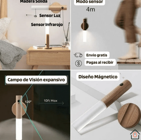 Lampara Led con Sensor de Movimiento