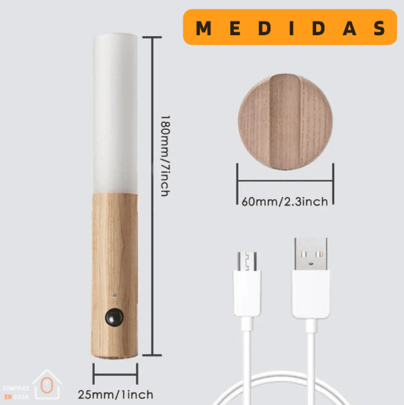 Lampara Led con Sensor de Movimiento