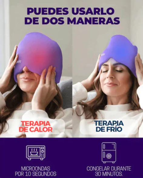 Gorro Terapéutico en Gel Anti Migrañas