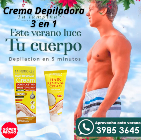 2x1 Crema Depilatoria Corporal + Regalo Sorpresa😍 OFERTA HOY