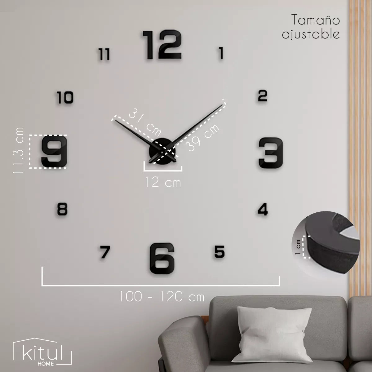 Reloj de Pared en 3D