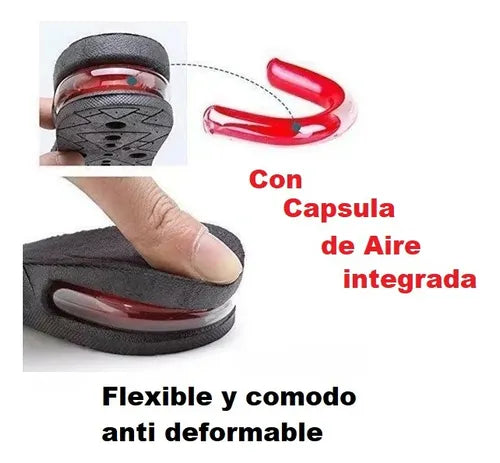 Plantillas para Aumento de Estatura (Aumenta +5cm)