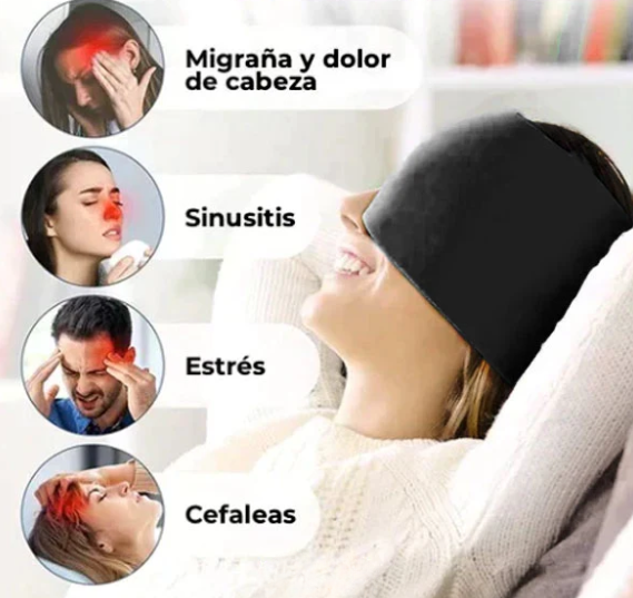 Gorro Terapéutico en Gel Anti Migrañas