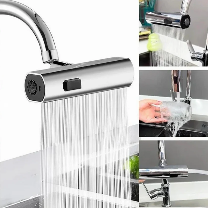 GRIFO UNIVERSAL MULTIFUNCIONAL - AHORRADOR DE AGUA