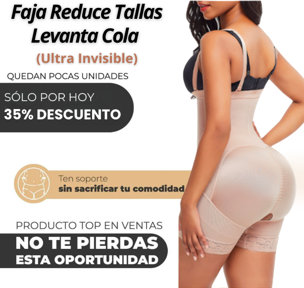 Faja Moldeadora Reduce Tallas Levanta Cola