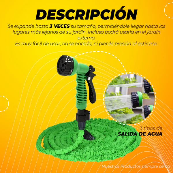 Manguera expandible de 15 metros