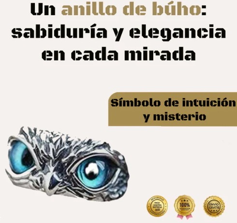 Anillo de Buho Ajustable
