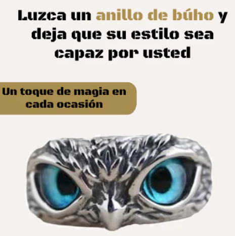 Anillo de Buho Ajustable