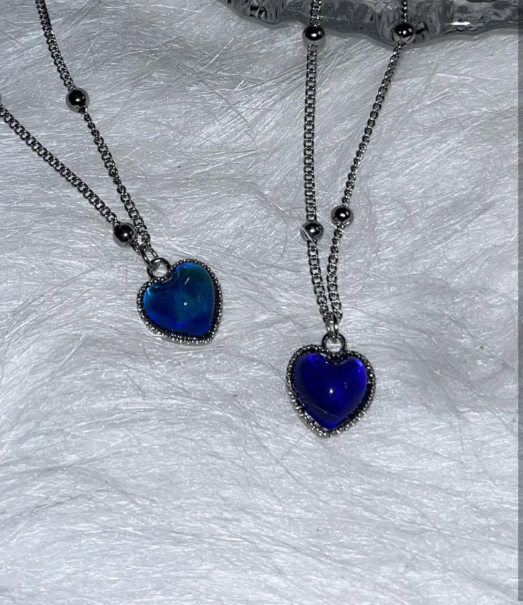 Collar de Corazón Emocional (Cambia de Color según como te sientas)