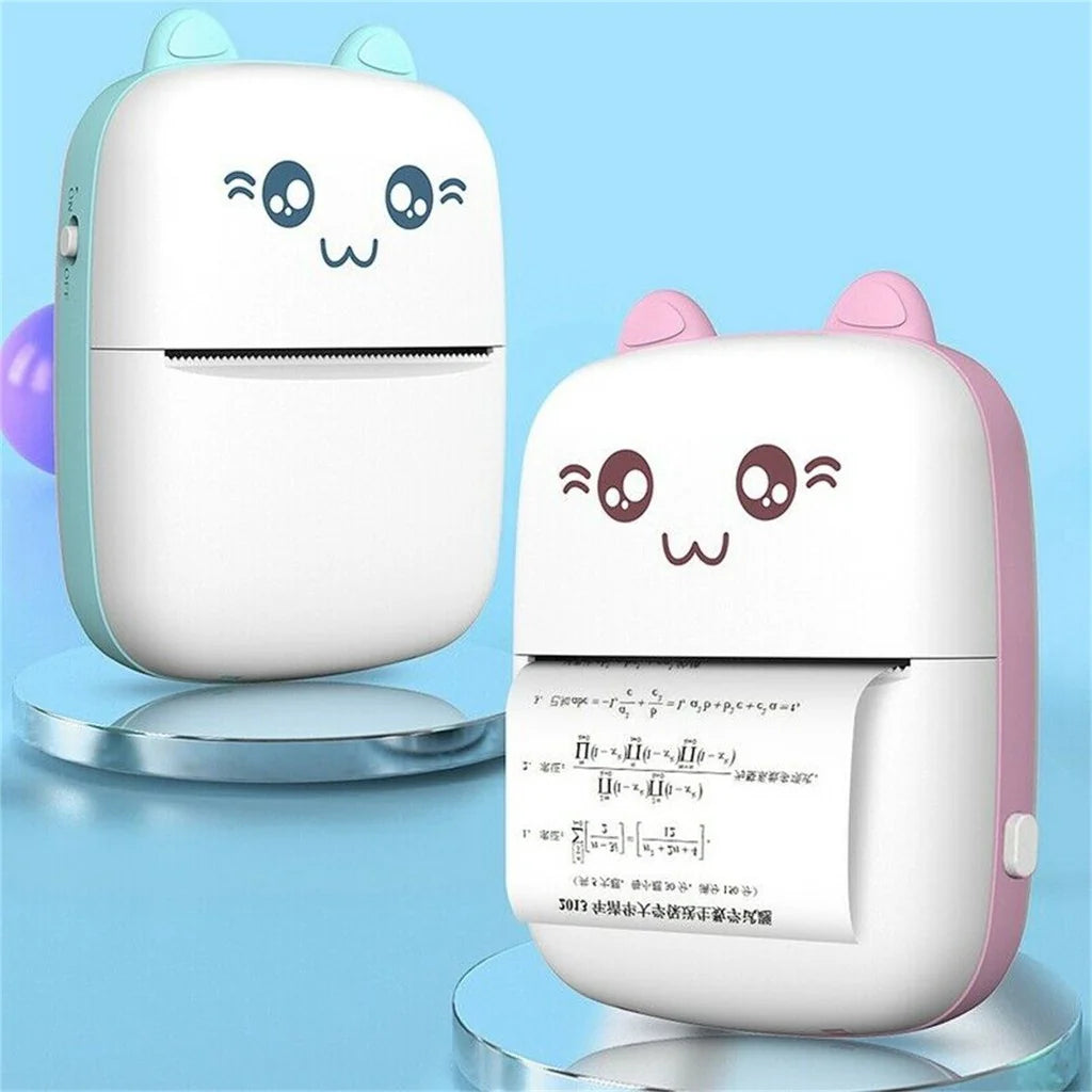 Mini Impresora Térmica Portátil (Rosa)