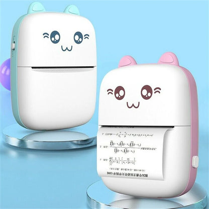 Mini Impresora Térmica Portátil (Rosa)