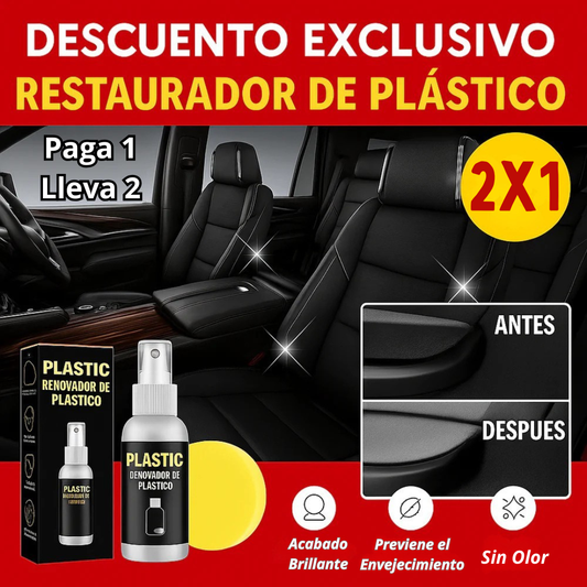 2x1 Renovador de Plásticos para Autos