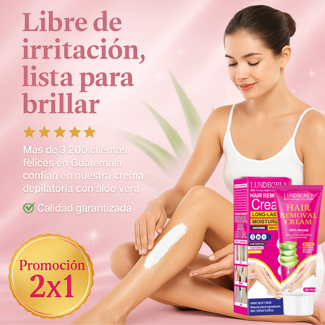 2x1 Crema Depilatoria UNISEX Hair Removal Cream OFERTA HOY😍
