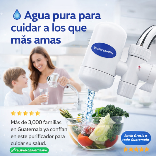 Filtro Purificador De Agua Para Llave Y Grifo - Adaptable 7 Niveles (Salud Familiar)