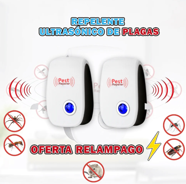 PestReject Repelente de Plagas UltraSónico