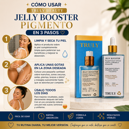 Truly Beauty Jelly Booster - Reduce Manchas Visibles Mientras Hidrata Profundamente tu Piel.