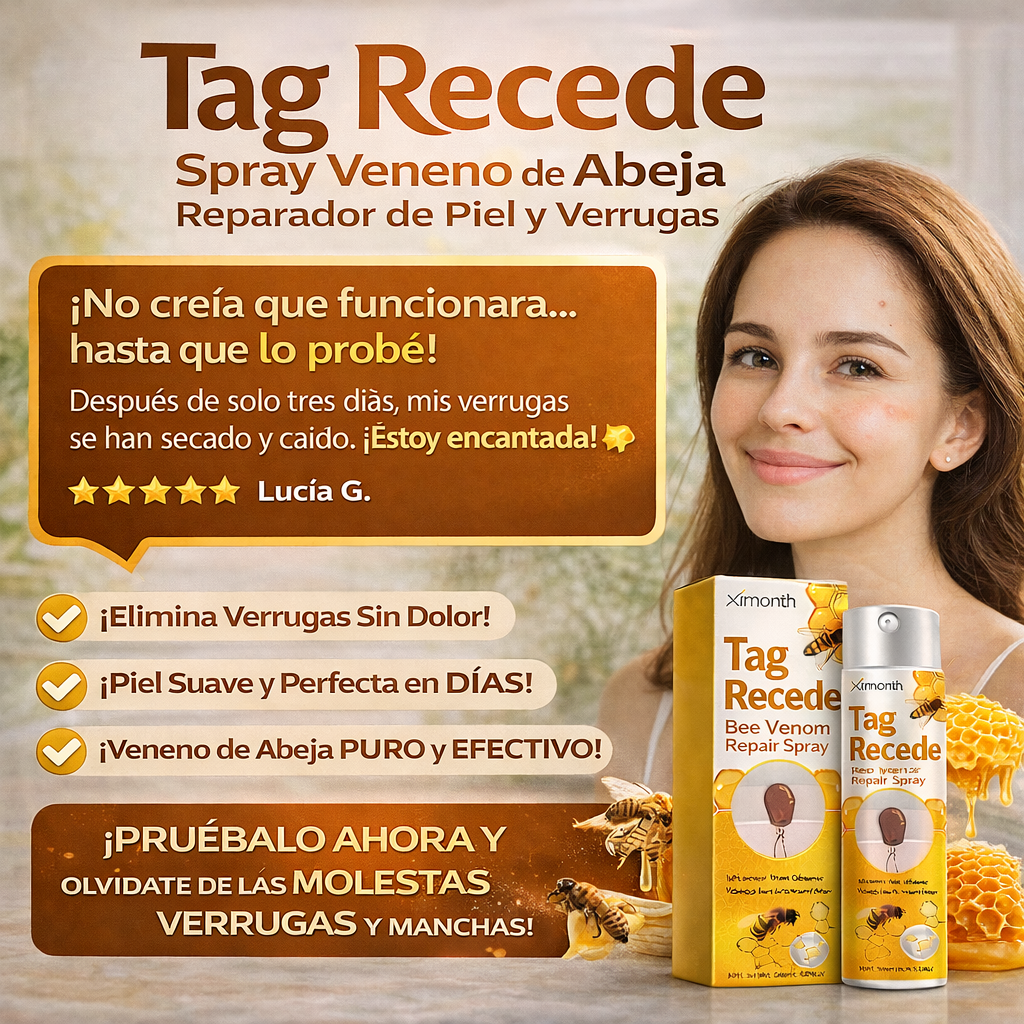 Spray Veneno de Abeja Reparador de Piel y Verrugas