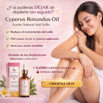 Cyperus Rotundus Oil - Aceite Natural Anti Vello