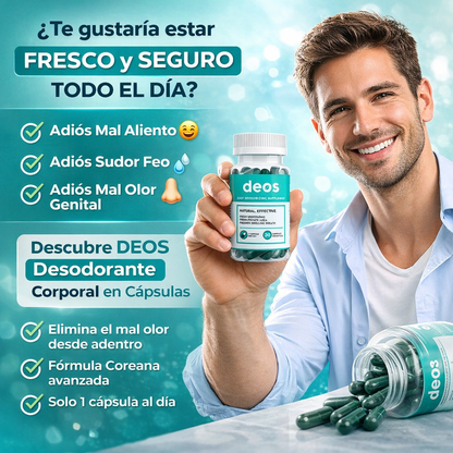 DEOS - Suplemento Desodorante Interno (30 Capsulas)