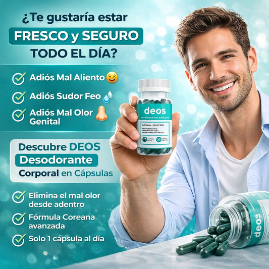 DEOS - Suplemento Desodorante Interno (30 Capsulas)
