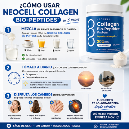 NEOCELL COLLAGEN BIO-PEPTIDES Vital y Fuerza Diaria