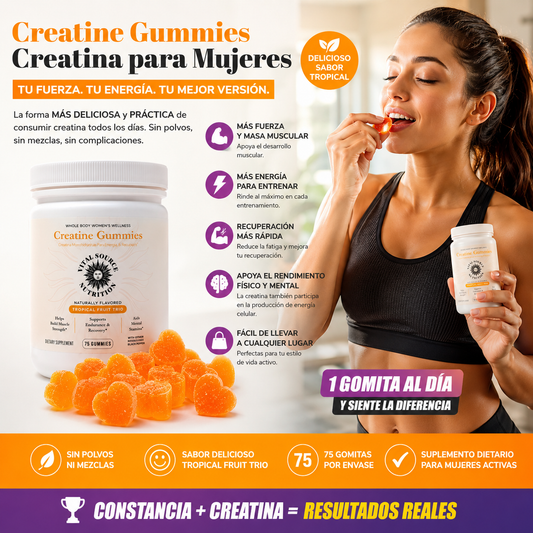 Creatine Gummies - Creatina para Mujeres