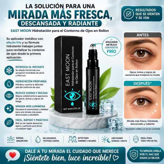 EAST MOON Anti Ojeras - Hidratación y Restauración del Contorno de Ojos