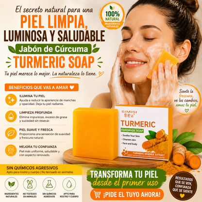 Jabón de Cúrcuma TURMERIC SOAP