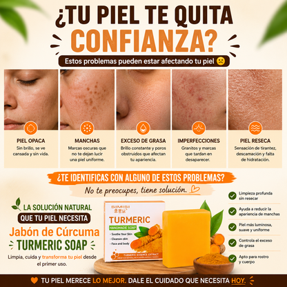 Jabón de Cúrcuma TURMERIC SOAP