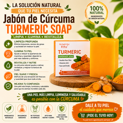 Jabón de Cúrcuma TURMERIC SOAP