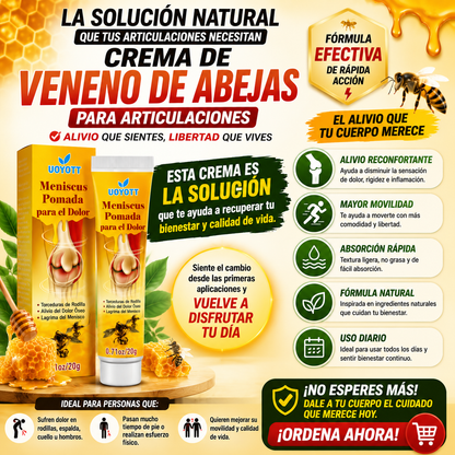 Crema de Veneno de Abejas para Articulaciones
