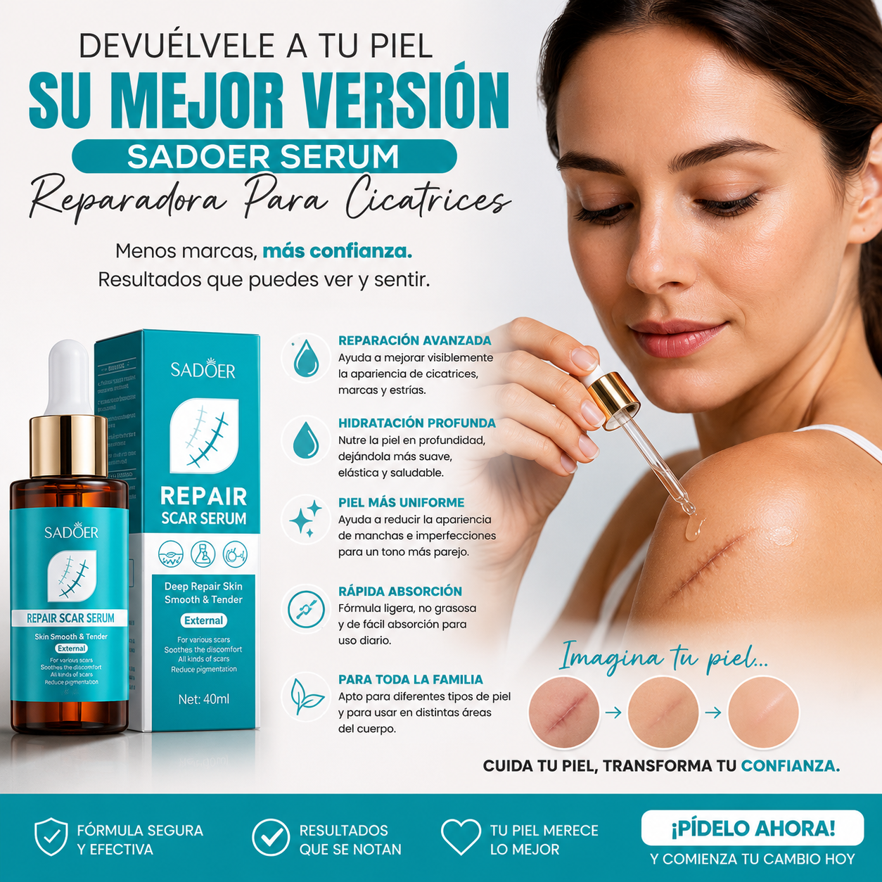 Sadoer Serum Reparadora Para Cicatrices