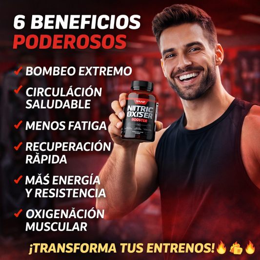 Suplemento Nitric Oxide Booster🏋️‍♂️