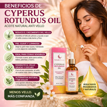 Cyperus Rotundus Oil - Aceite Natural Anti Vello