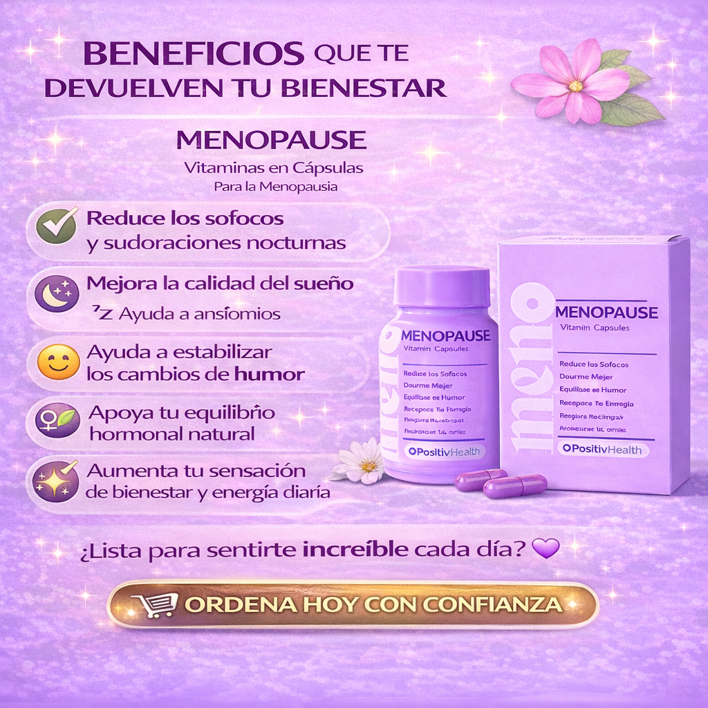MENOPAUSE Vitaminas en Capsulas Para la Menopausia