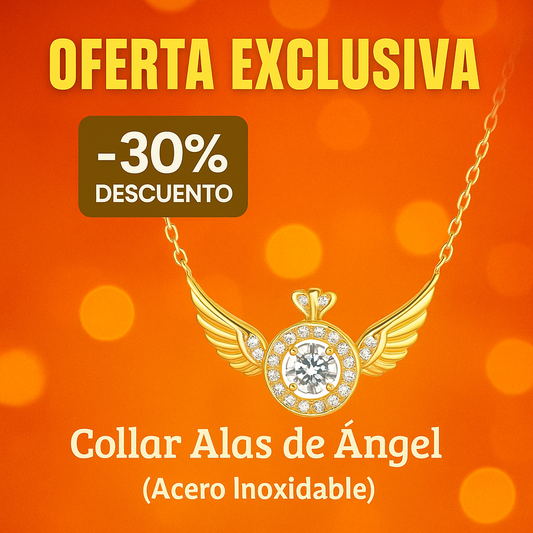 Collar Alas de Ángel Brillantes