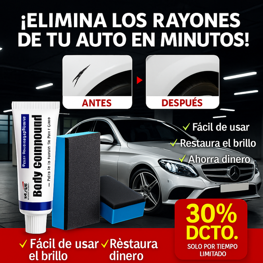 Kit Reparador de Arañazos "Body Compound"