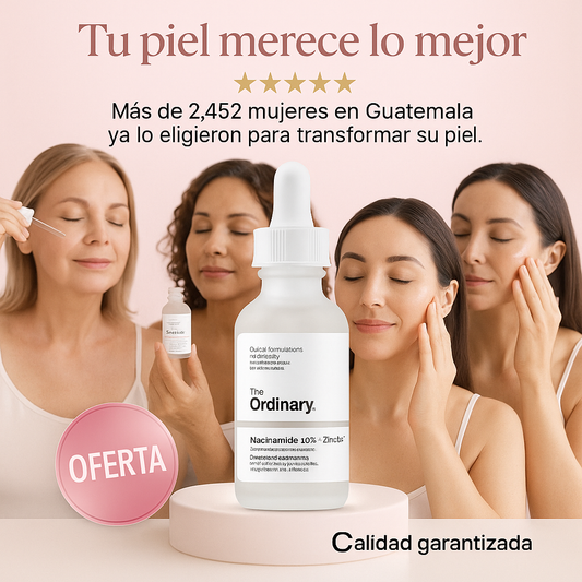 Serum Facial con Niacinamide 10% + Zinc 1% (Para una Piel Rejuvenecida)😍