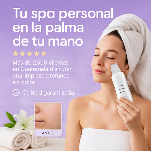LIMPIADOR FACIAL ULTRASÓNICO 3 EN 1 – RENUEVA TU PIEL EN 7 DÍAS