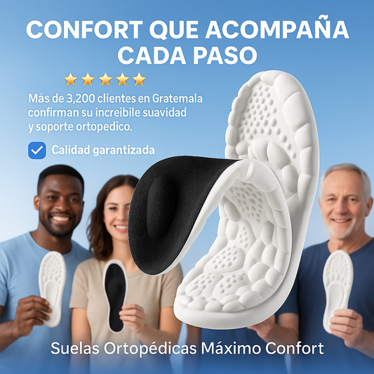 Suelas ortopédicas máximo confort