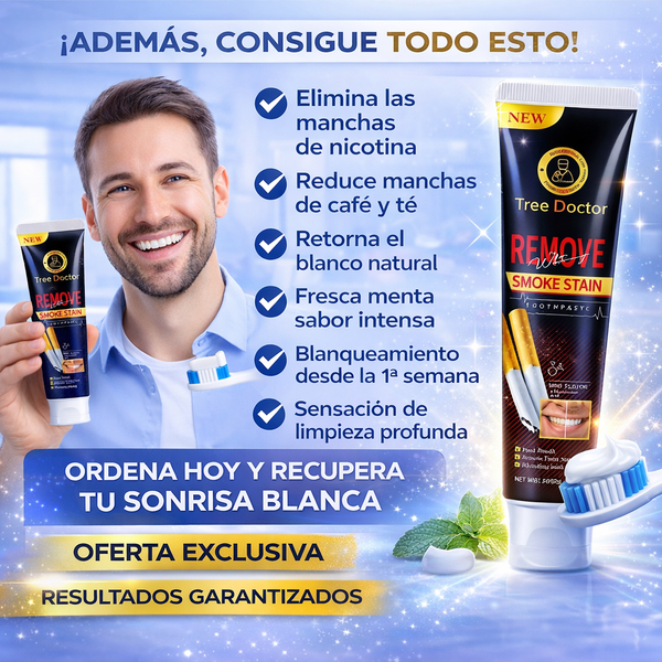 Sonrisa Brillante para Fumadores Diario