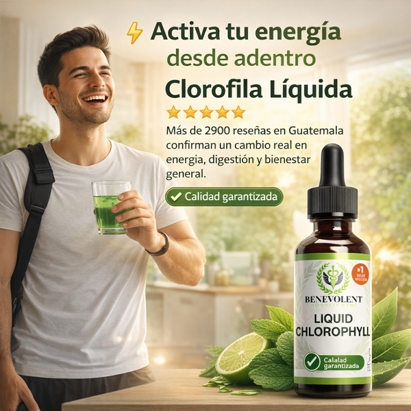 Clorofila Líquida Vitalidad y Detox